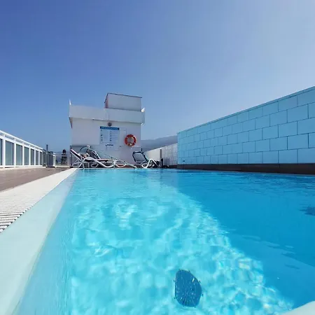 Estudio Pp Con Wifi,piscina En Azotea, Sin Balcon * Puerto de la Cruz (Tenerife)