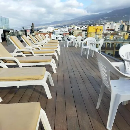 Estudio Pp Con Wifi,piscina En Azotea, Sin Balcon * Puerto de la Cruz (Tenerife)